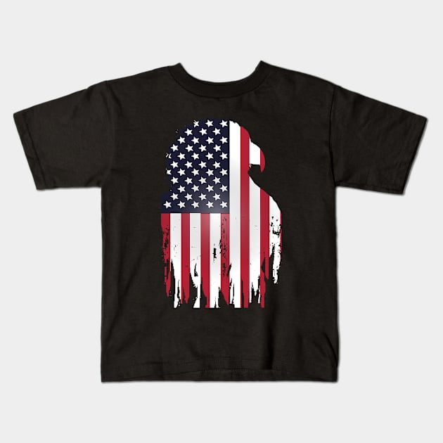 American Eagle Kids T-Shirt by Bigstrib